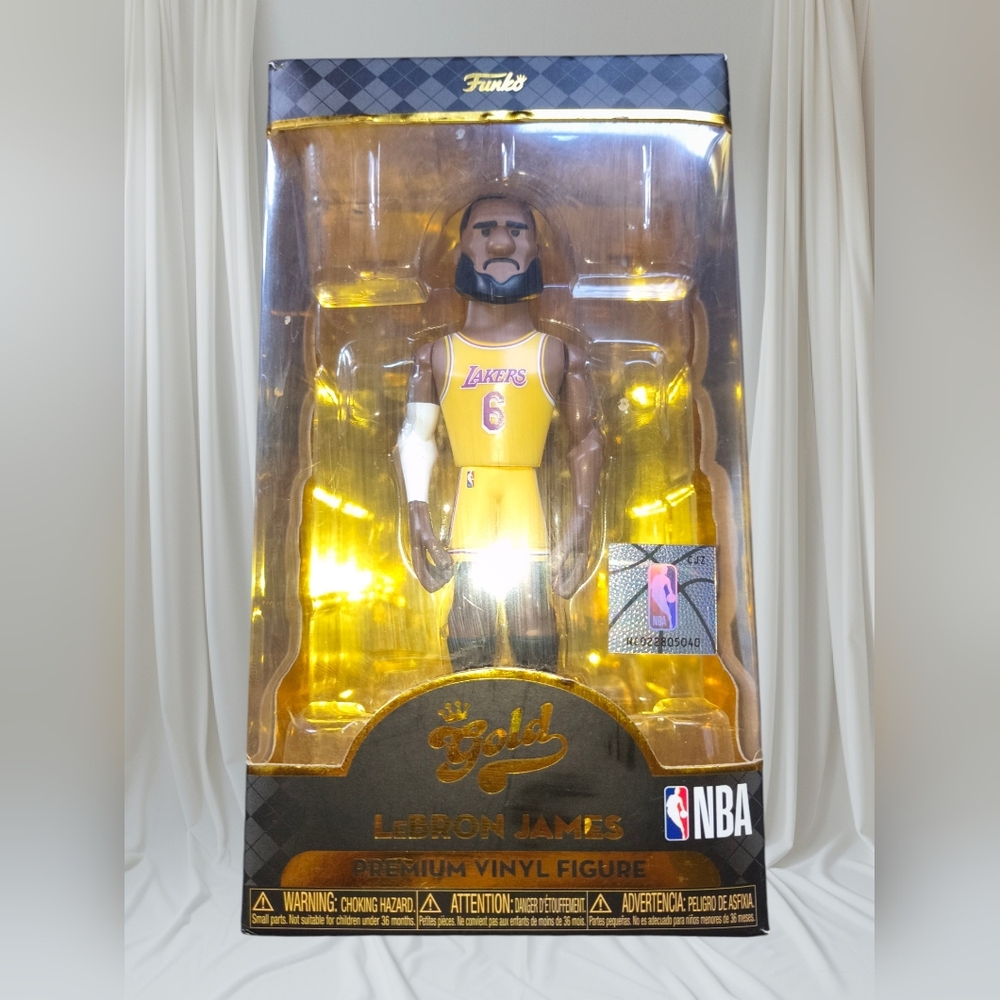 Funko Gold NBA Vinyl Figure in Yellow and Purple